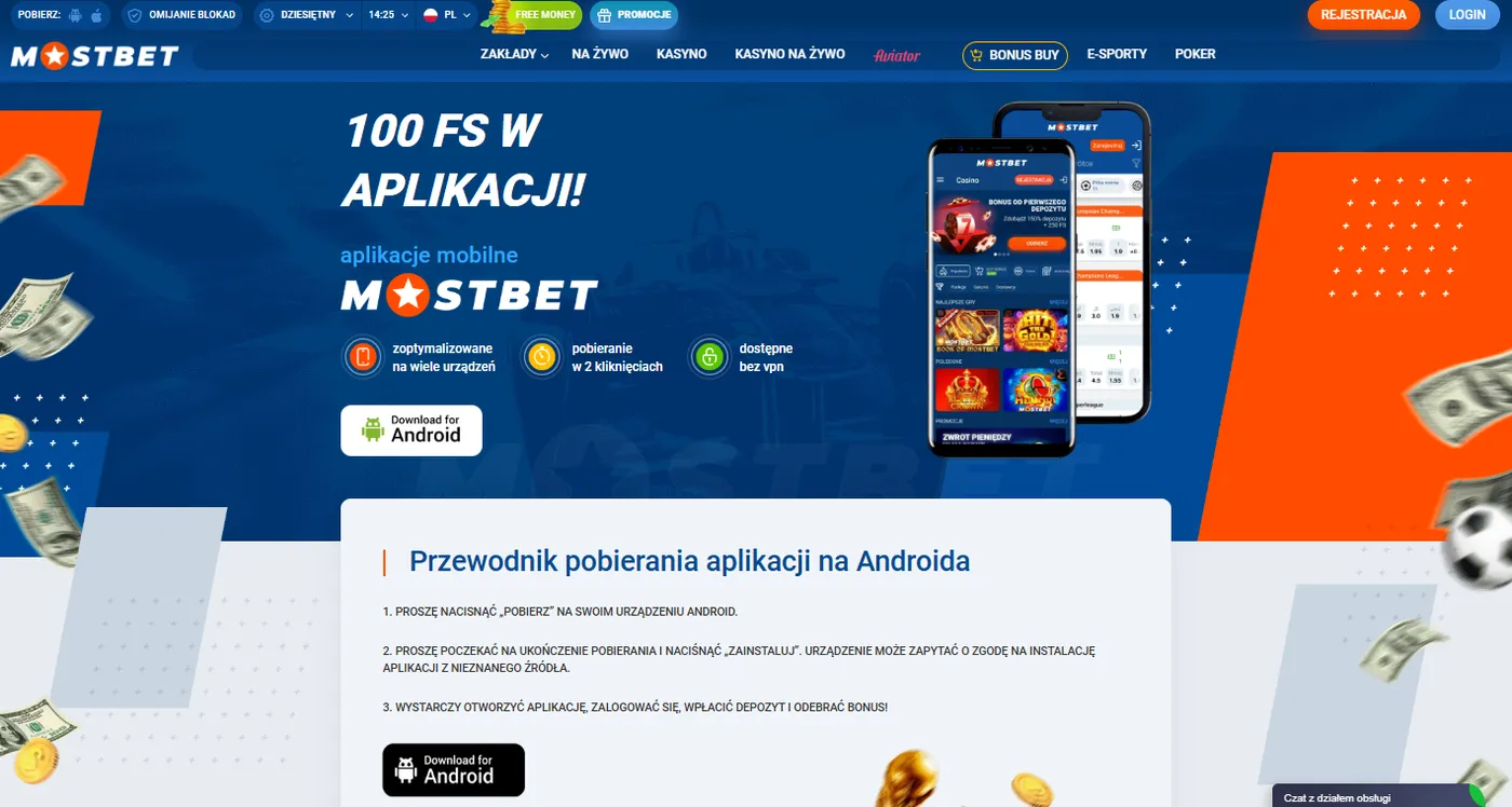 Jak zainstalować Mostbet APK na Androidzie?